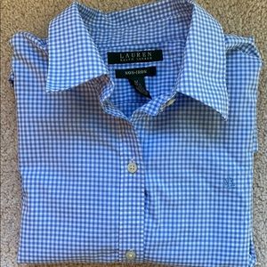 Lauren Ralph Lauren Non-Iron Gingham Button Down M